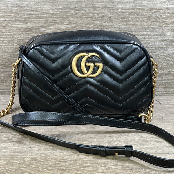 Gucci GG Marmont Small Shoulder Bag - Black