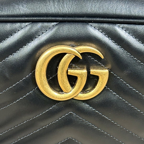 Gucci GG Marmont Small Shoulder Bag - Black