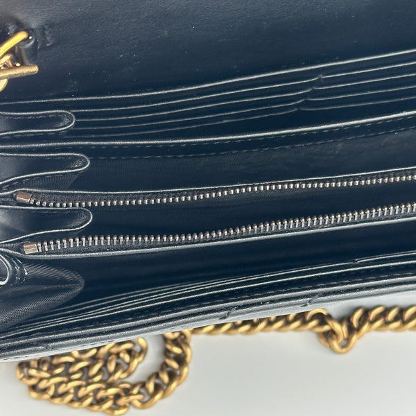 Gucci GG Marmont Wallet on Chain - Black - Chicago Pawners & Jewelers