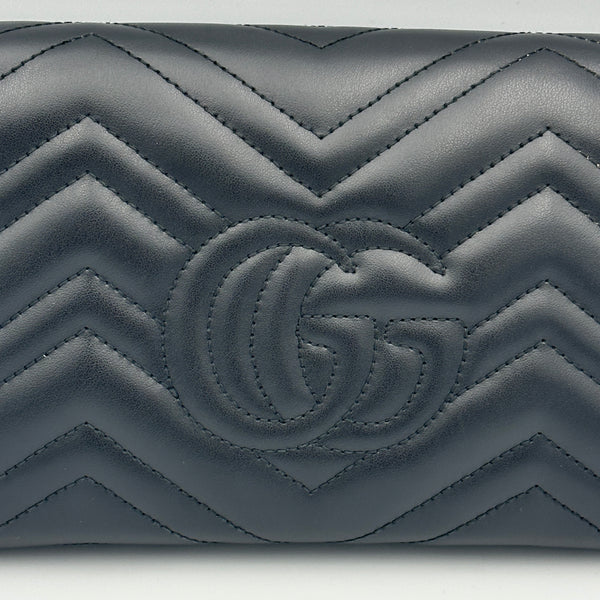 Gucci GG Marmont Wallet on Chain - Black - Chicago Pawners & Jewelers