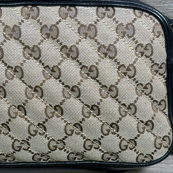 Gucci GG Monogram Canvas Matelasse Marmont Chain - Black