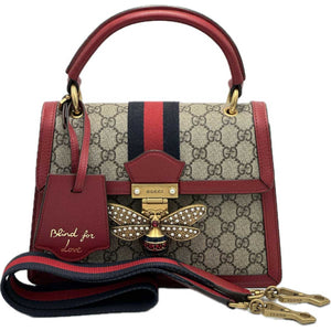 Gucci GG Queen Margaret Top Handle Bag - Red - Chicago Pawners & Jewelers