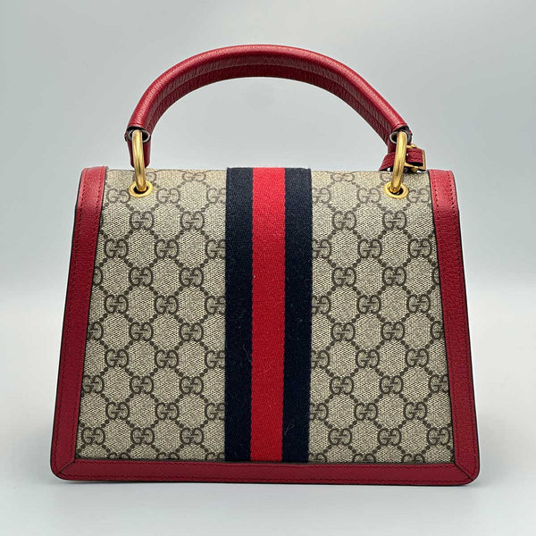 Gucci GG Queen Margaret Top Handle Bag - Red - Chicago Pawners & Jewelers