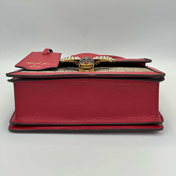 Gucci GG Queen Margaret Top Handle Bag - Red - Chicago Pawners & Jewelers