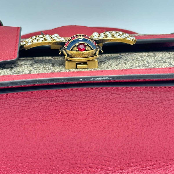 Gucci GG Queen Margaret Top Handle Bag - Red - Chicago Pawners & Jewelers