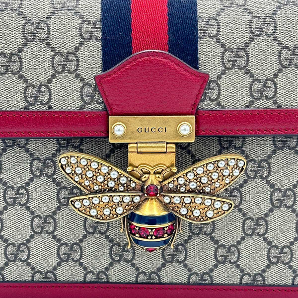 Gucci GG Queen Margaret Top Handle Bag - Red - Chicago Pawners & Jewelers