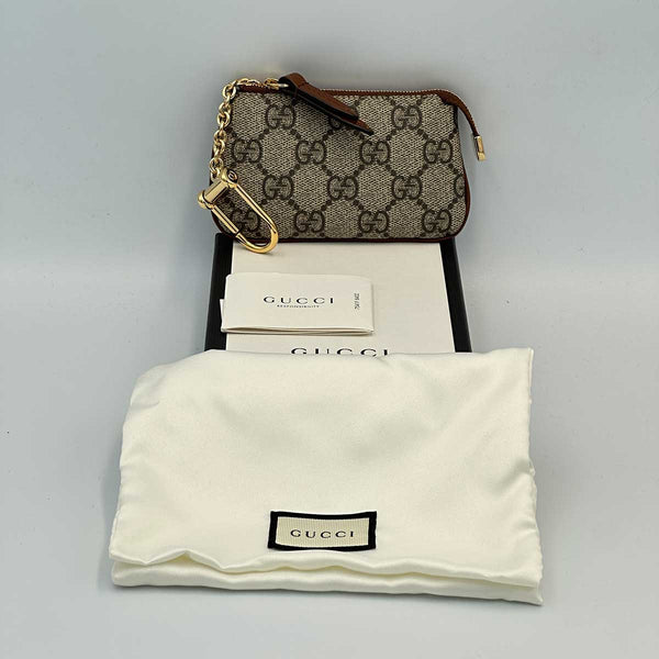 Gucci GG Supreme Key Pouch / Case
