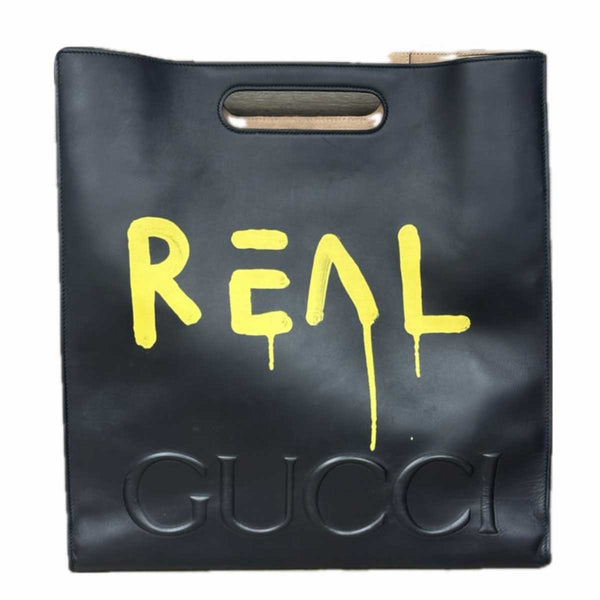 Gucci Ghost Real XL Tote Bag - Black