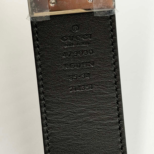 Gucci Interlocking G Supreme Canvas Reversible Belt 85/34