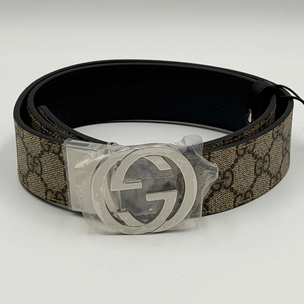 Gucci Interlocking G Supreme Canvas Reversible Belt 85/34