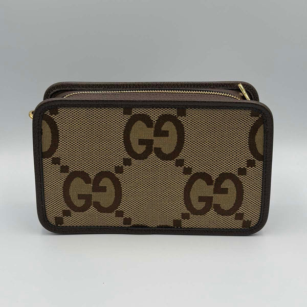 Gucci Jumbo GG Canvas Mini Crossbody Bag