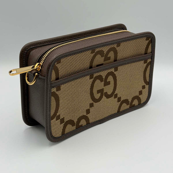 Gucci Jumbo GG Canvas Mini Crossbody Bag