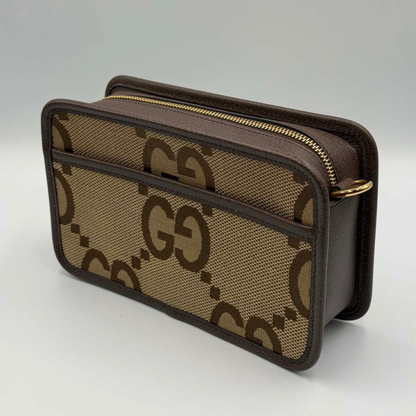 Gucci Jumbo GG Canvas Mini Crossbody Bag