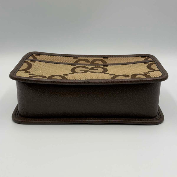 Gucci Jumbo GG Canvas Mini Crossbody Bag