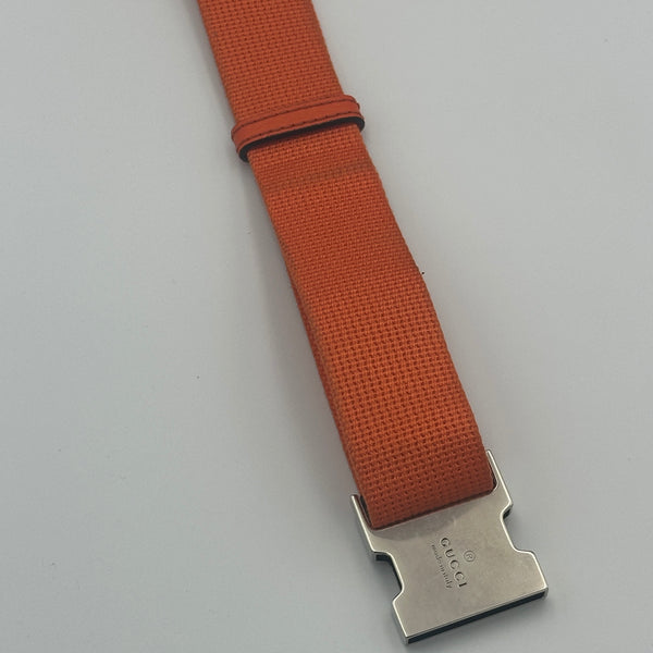 Gucci Jumbo GG Embossed Crossbody/Belt Bag - Orange
