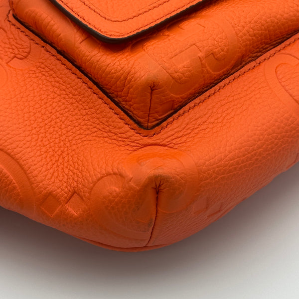 Gucci Jumbo GG Embossed Crossbody/Belt Bag - Orange