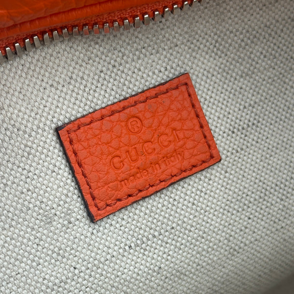 Gucci Jumbo GG Embossed Crossbody/Belt Bag - Orange