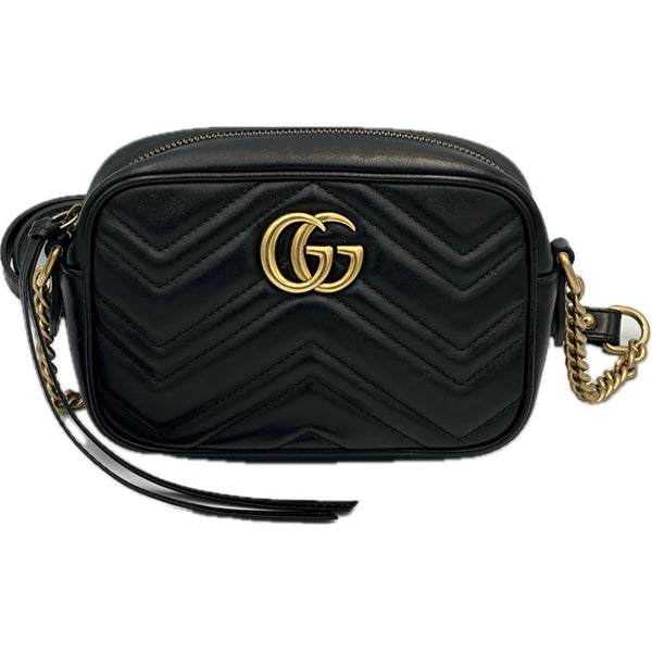 Gucci Marmont Mini Camera Bag - Black