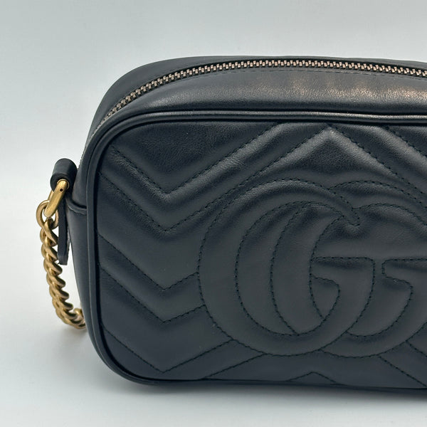 Gucci Marmont Mini Camera Bag - Black