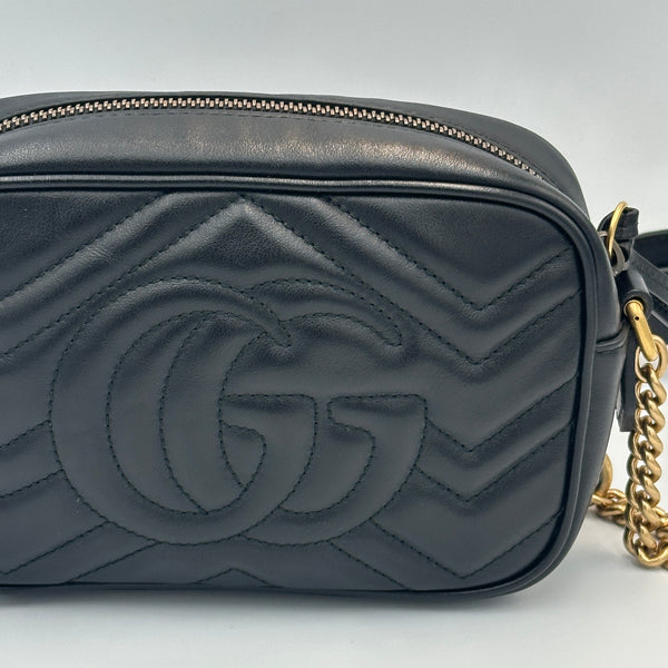 Gucci Marmont Mini Camera Bag - Black