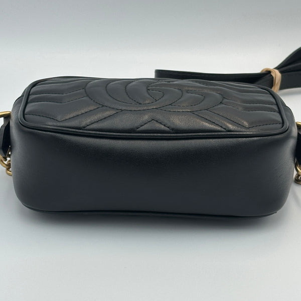 Gucci Marmont Mini Camera Bag - Black