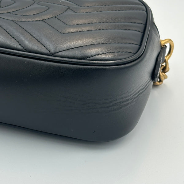 Gucci Marmont Small Camera Bag - Black
