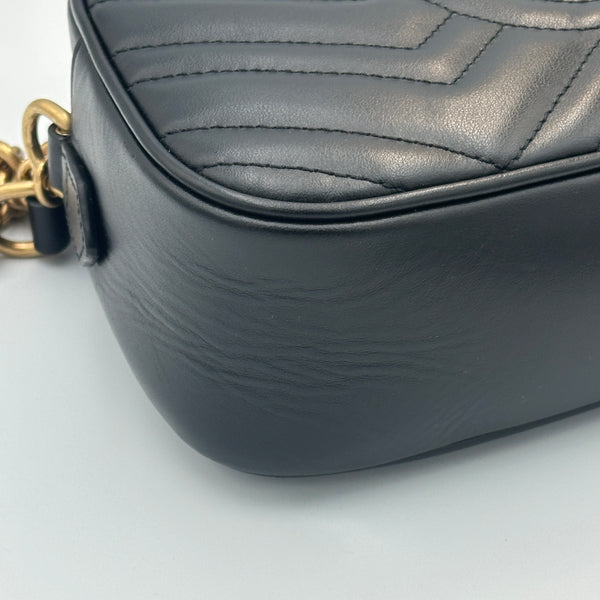 Gucci Marmont Small Camera Bag - Black