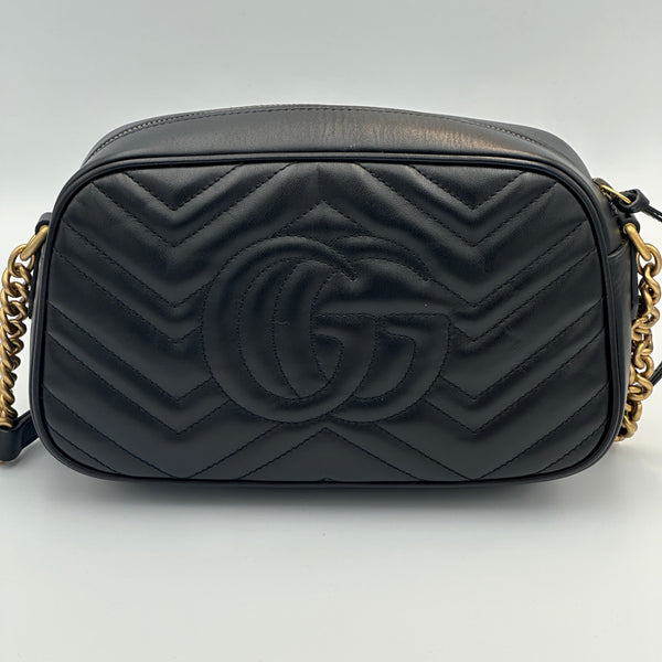Gucci Marmont Small Camera Bag - Black