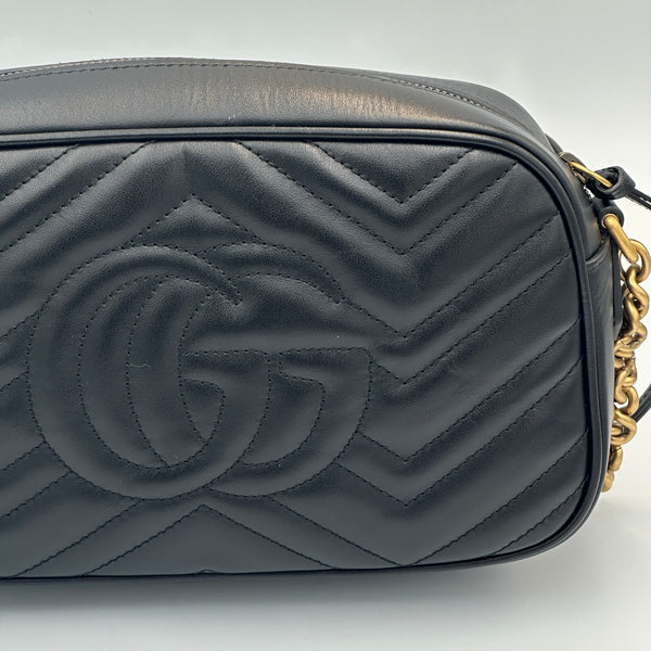 Gucci Marmont Small Camera Bag - Black