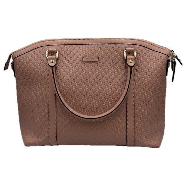 Gucci Microguccissima Large Dome Satchel - Pink