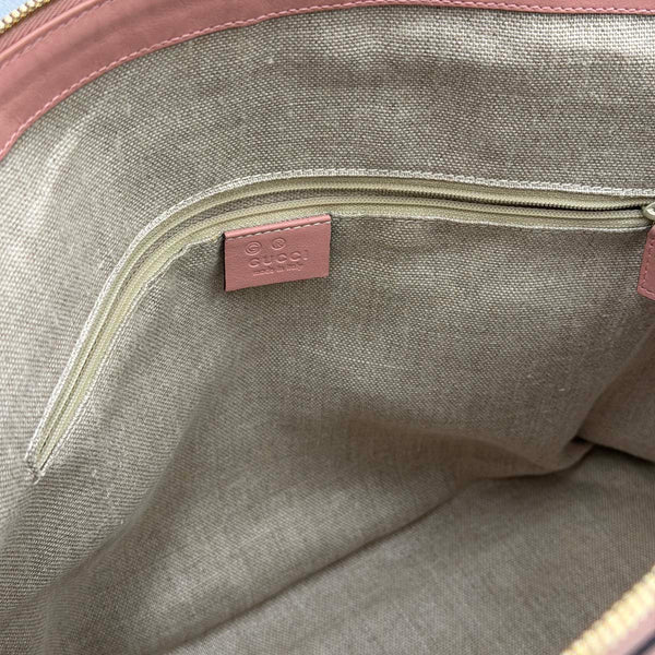 Gucci Microguccissima Large Dome Satchel - Pink