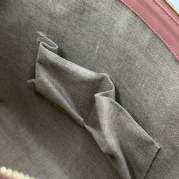 Gucci Microguccissima Large Dome Satchel - Pink