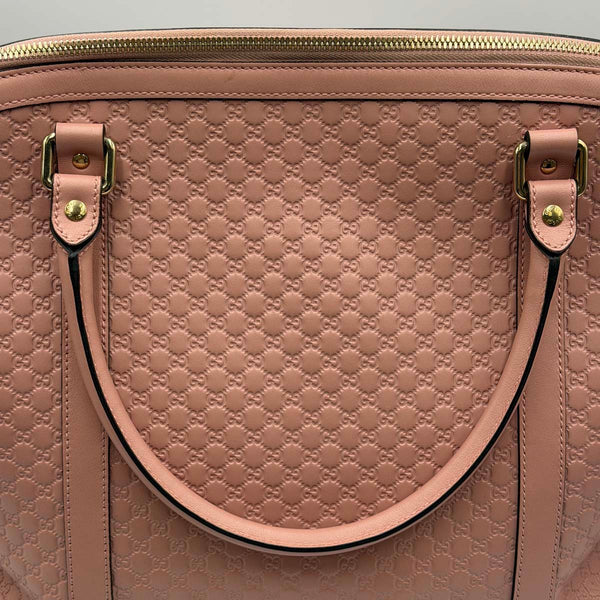 Gucci Microguccissima Large Dome Satchel - Pink