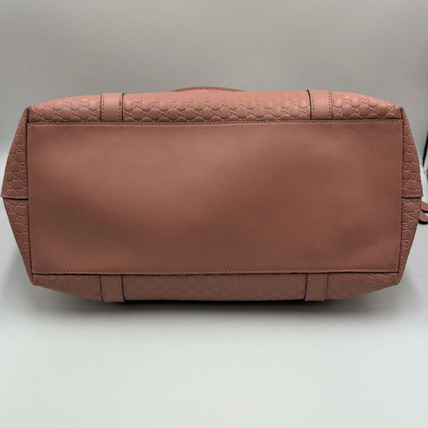 Gucci Microguccissima Large Dome Satchel - Pink