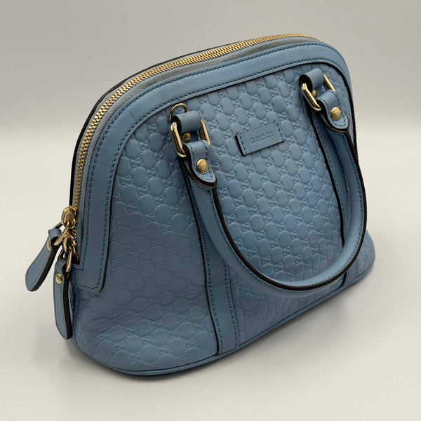 Gucci Microguccissima Mini Dome Bag - Mineral Blue
