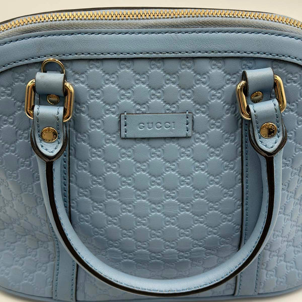 Gucci Microguccissima Mini Dome Bag - Mineral Blue
