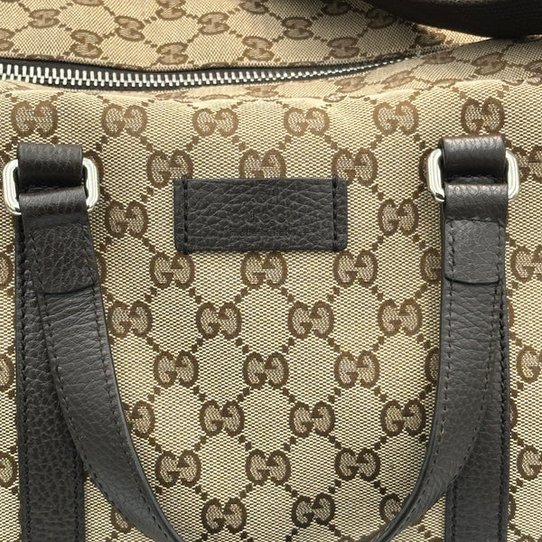 Gucci Monogram Canvas Boston Travel Bag