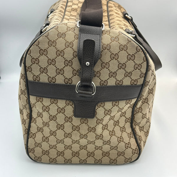 Gucci Monogram Canvas Boston Travel Bag