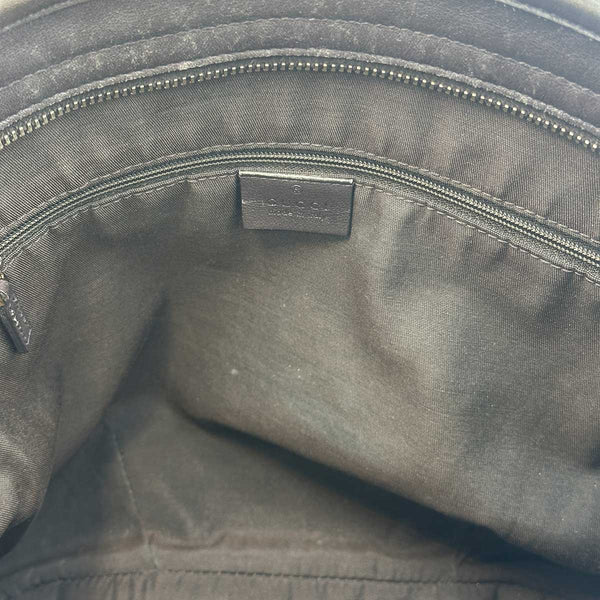 Gucci Monogram Messenger Bag Dark Brown, Zipped