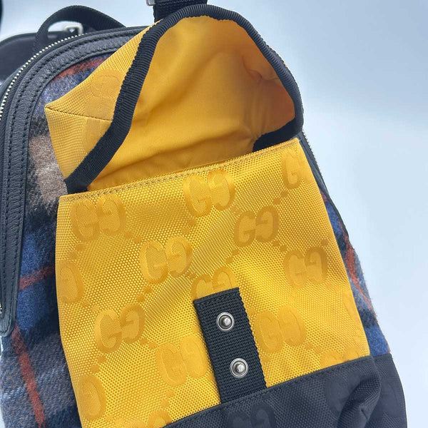 Gucci Off the Grid Sling Backpack - Multicolor Nylon and Wool