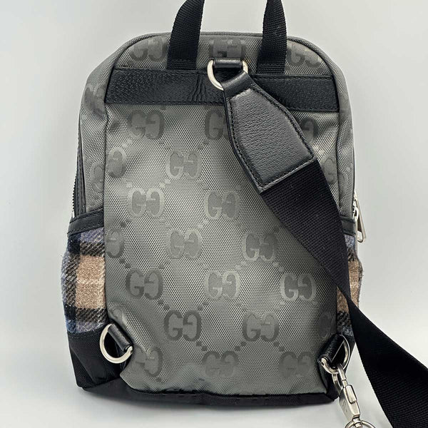 Gucci Off the Grid Sling Backpack - Multicolor Nylon and Wool