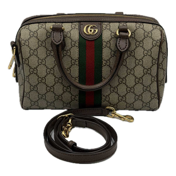 Gucci Ophidia Boston Bag - Medium - Supreme Canvas