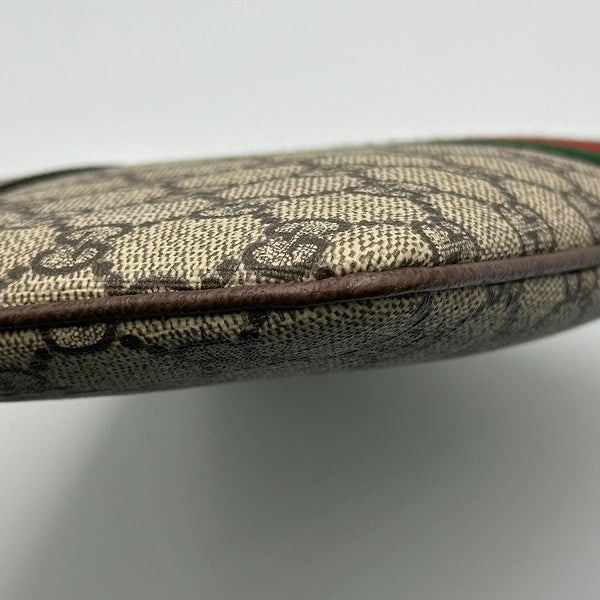 Gucci Ophidia GG Supreme Large Zip Pouch Clutch