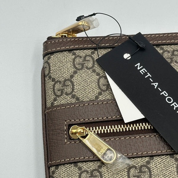 Gucci Ophidia GG Supreme Large Zip Pouch Clutch