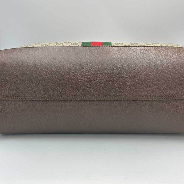 Gucci Ophidia Soft Open Tote GG Coated Canvas East West
