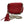 Gucci Pebbled Calfskin Small Soho Flap Crossbody Bag - Red