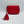 Gucci Pebbled Calfskin Small Soho Flap Crossbody Bag - Red