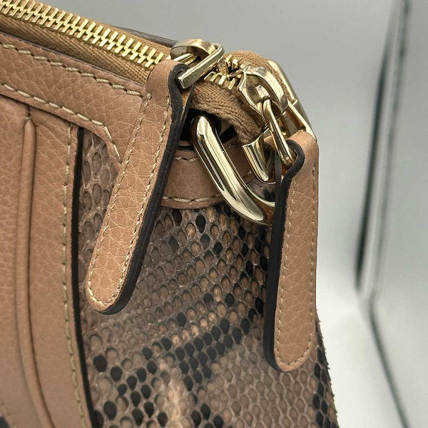 Gucci Snakeskin Python Bella Bag - Tote