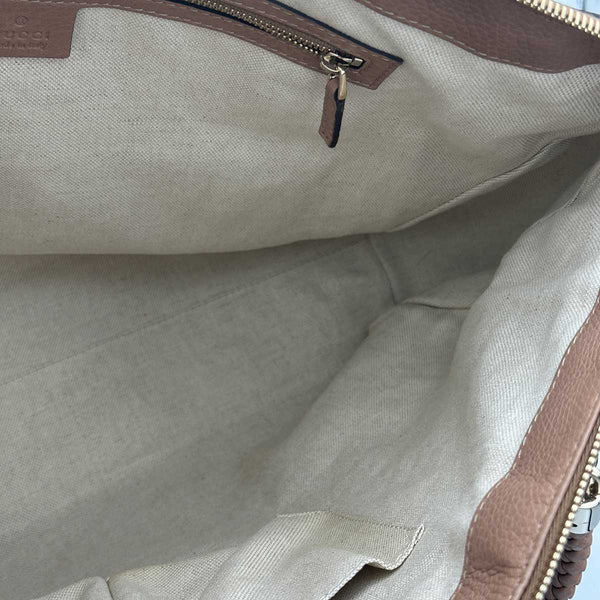 Gucci Snakeskin Python Bella Bag - Tote
