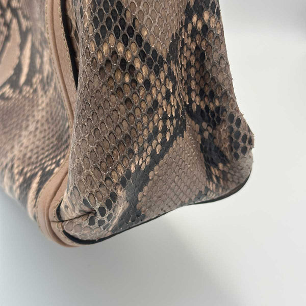 Gucci Snakeskin Python Bella Bag - Tote